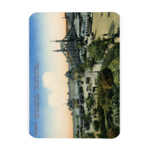 Budapest Ungern vintage Francis Joseph-bron Magnet