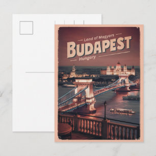 budapest ungern vintage frihetsbron gåvor vykort
