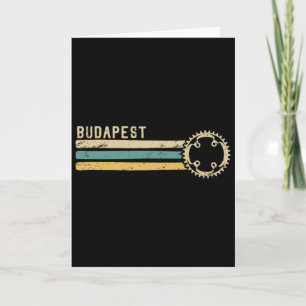 Budapest Ungern Vintage Retro 70-tal 80-tal Cyklin Kort
