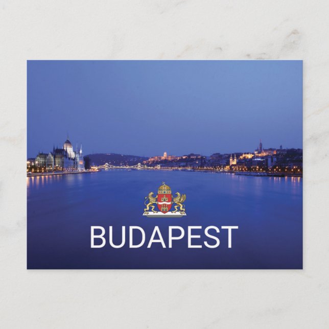 Budapest - Ungern Vykort (Framsida)