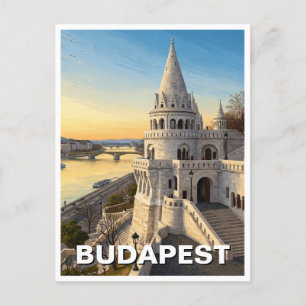 Budapest Ungerns fiskares baskrav Vykort