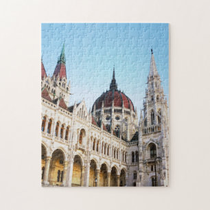 Budapest Ungerns parlament Byggnad Travel Foto Pussel