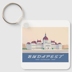 Budapest Ungerns parlament Byggnad Travel Nyckelring