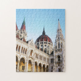 Budapest Ungerns parlament Byggnad Travel Photo Pussel