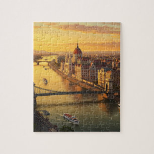 Budapest Ungerns parlament Byggnad Travel Pussel