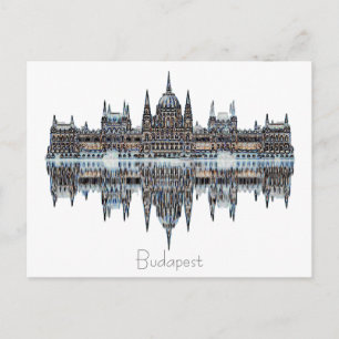 Budapest Ungerns parlamentariska arkitektur - vyko Vykort