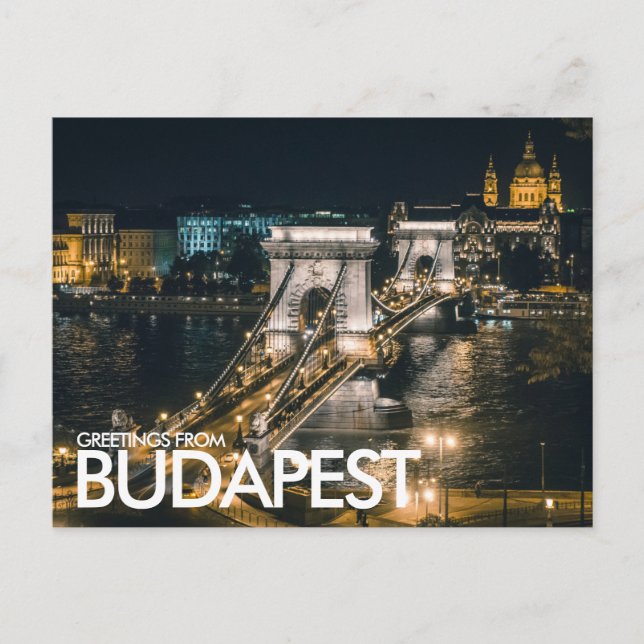 Budapest, Ungerns vykort (Framsida)