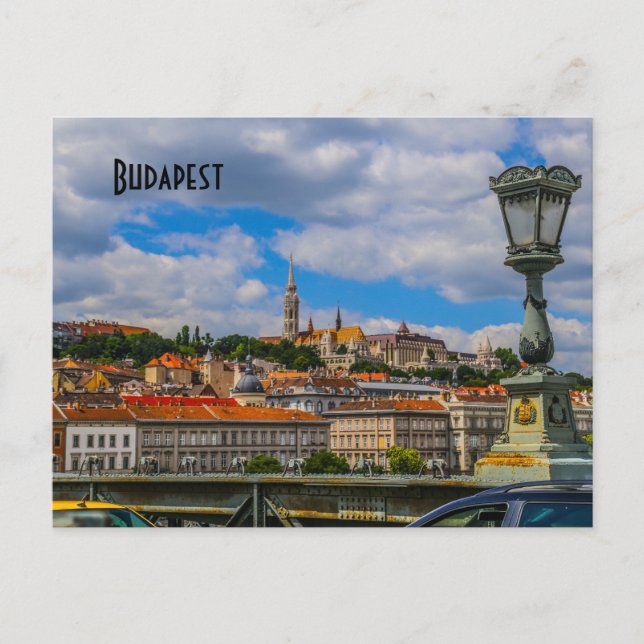 Budapest, Ungerns vykort (Framsida)