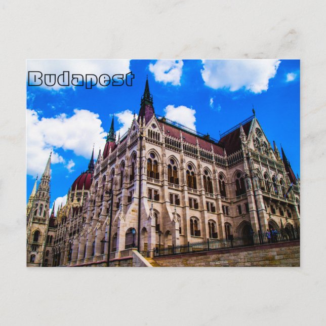 Budapest, Ungerns vykort (Framsida)