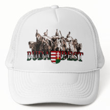 Budapest ungerska hjältar Arrangemanga med Flagga