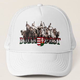 Budapest ungerska hjältar Arrangemanga med Flagga Keps