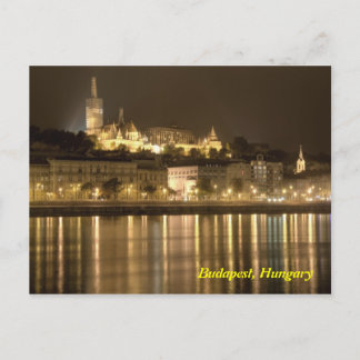 budapest vid nattvykortet vykort