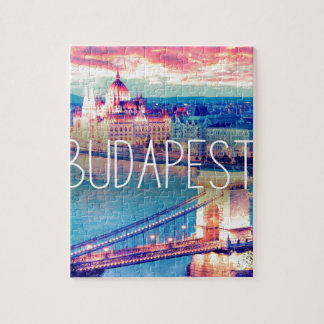 Budapest - vintage-poster pussel