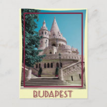 Budapest Vintage resor Poster vykort