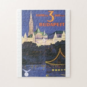 Budapest vintage resoraffisch pussel