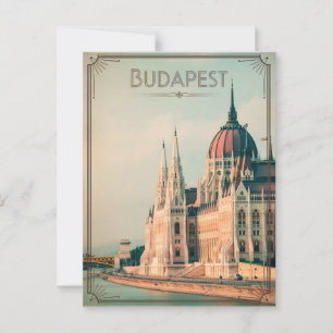 Budapest vintage vykort