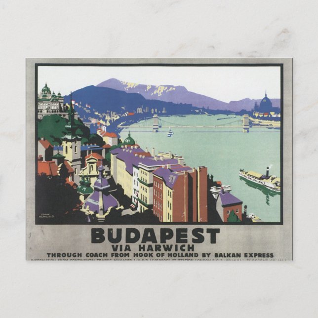Budapest Vykort (Framsida)