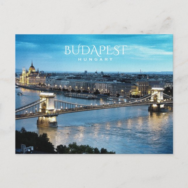 Budapest Vykort (Framsida)