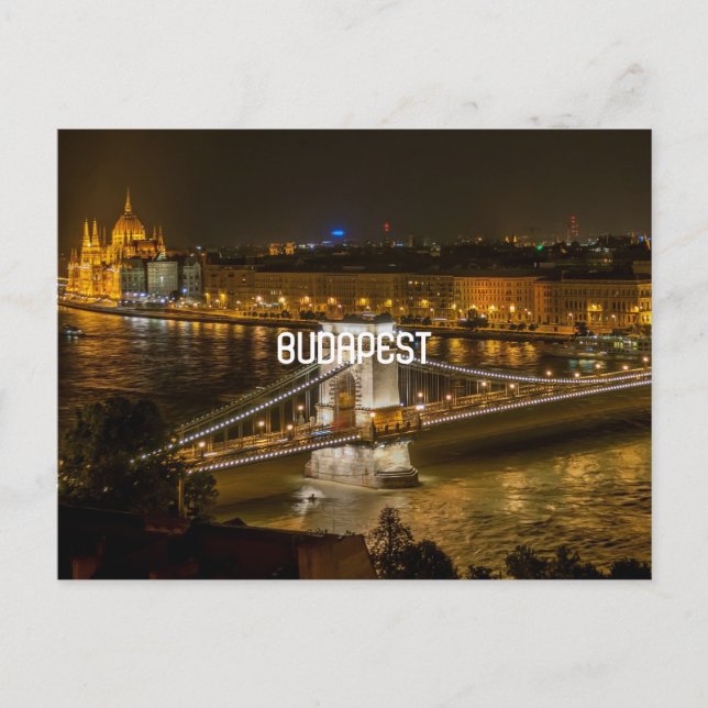 Budapest Vykort (Framsida)