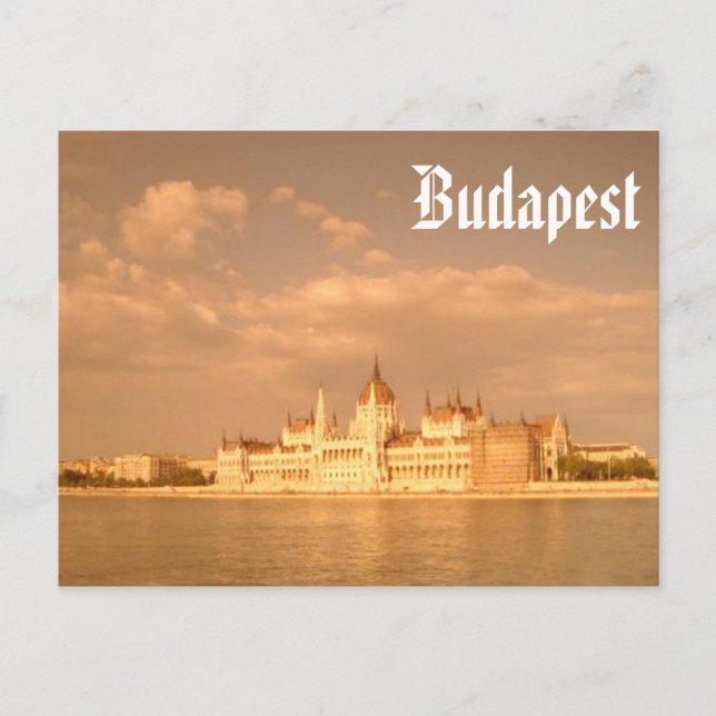 Budapest Vykort (Framsida)