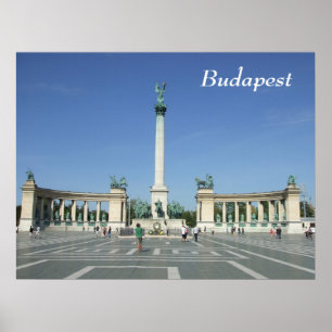 Budapest-vykort Poster