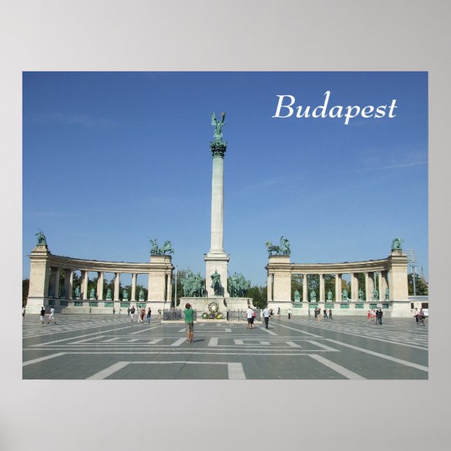 Budapest-vykort Poster (Framsidan)