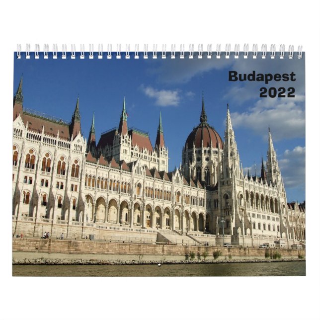 Budapestarkitektur - 2022 års kalender (Omslag)