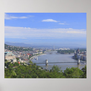 Budapests landskap poster