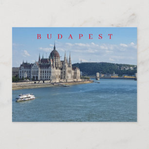 Budapests vykort för Donau