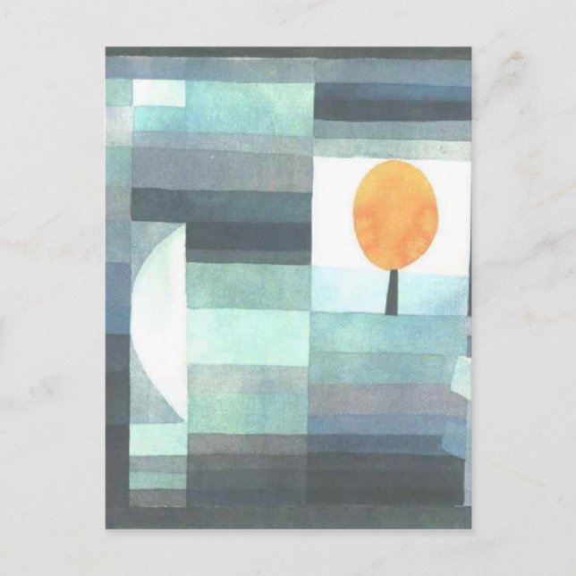 Budaren från Paul Klee under hösten Vykort (Framsida)