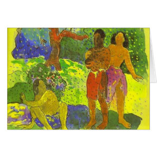 "Budbärarna av det Oro" - Paul Gauguin kortet OBS Kort