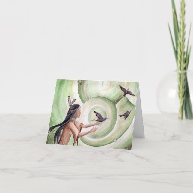 Budbärarna - Notecard Kort (Framsida)