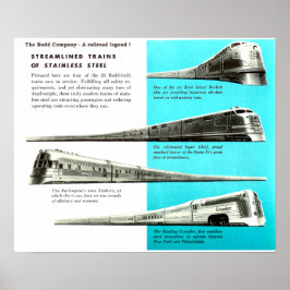 Budd Company - A Railroad Legend Poster