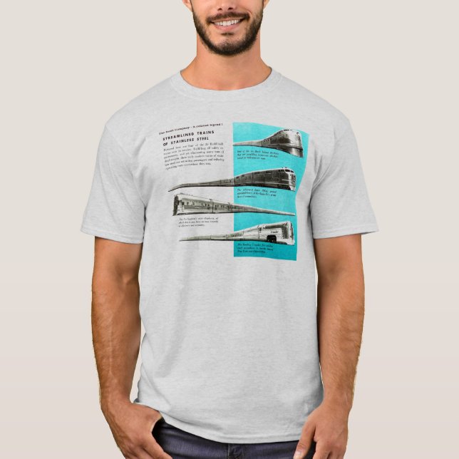 Budd Company - A Railroad Legend Tee Shirt (Framsida)