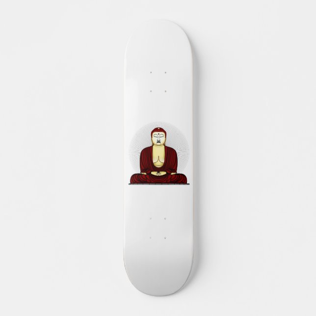 Budda Gautama Buddha Siddhartha Gautama Skateboard Bräda 20 Cm (Framsida)