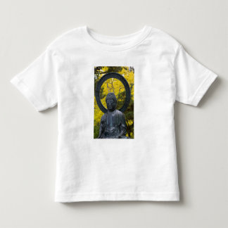 Budda Statue i de japanska trädgårdarna Golden T-shirt