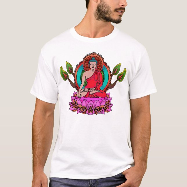 buddah color2 tee shirt (Framsida)