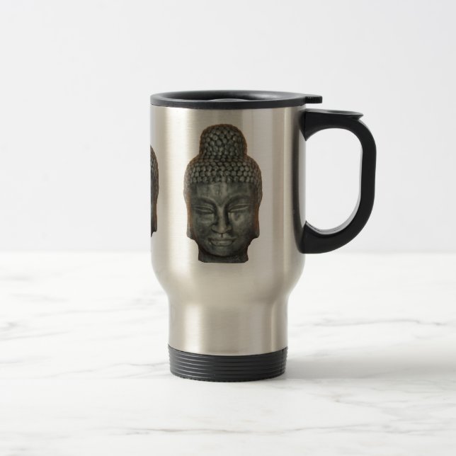 Buddah travel mug: Rostfritt stål Resemugg (Höger)