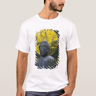 Buddastaty i de japanska trädgårdarna Gyllene T-shirt
