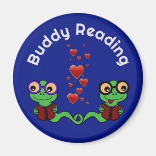 Budddy Reading Bookworms Magnet