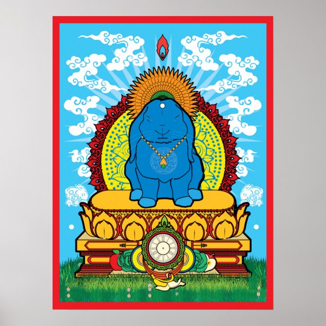 BUDDHA 18 x 24 Poster (Framsidan)