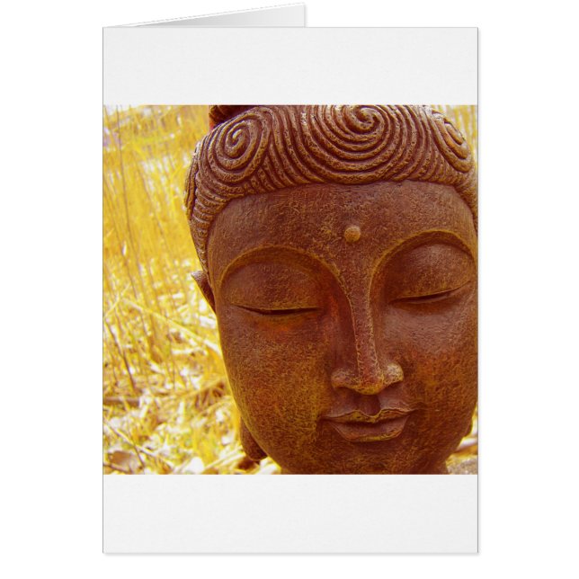 Buddha #1 hälsningskort (Framsidan)