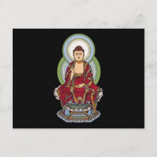 Buddha Abhaya Mudra Vykort
