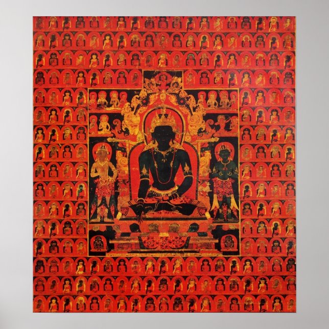 Buddha Akshobhya Poster (Framsidan)