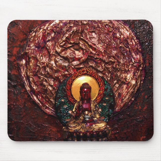 Buddha altare Mousepad Musmatta (Framsidan)