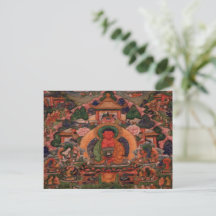 Buddha Amitabha i sitt rena land Suvakti