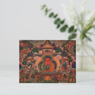 Buddha Amitabha i sitt rena land Suvakti Vykort