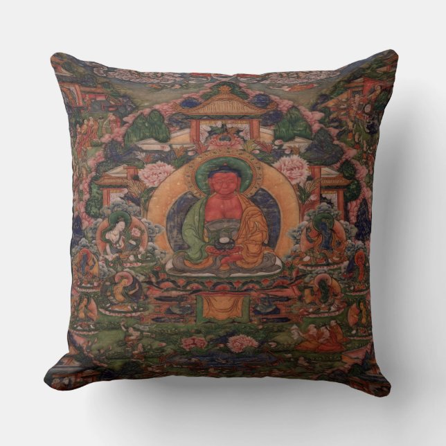 Buddha Amitabha i sitt renaste område i Suvakti Kudde (Framsida)
