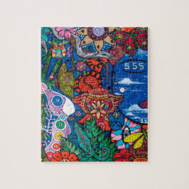 Buddha andlig (blått nytt år) pussel