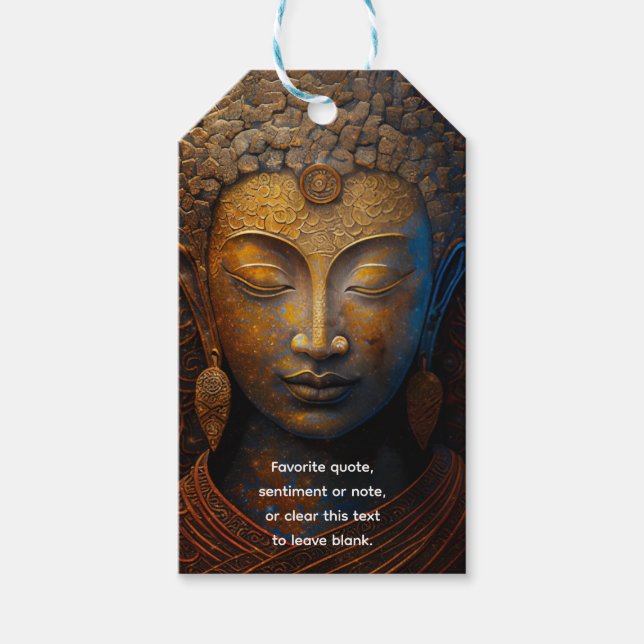 Buddha, Andlig Meditation Presentetikett (Framsidan)